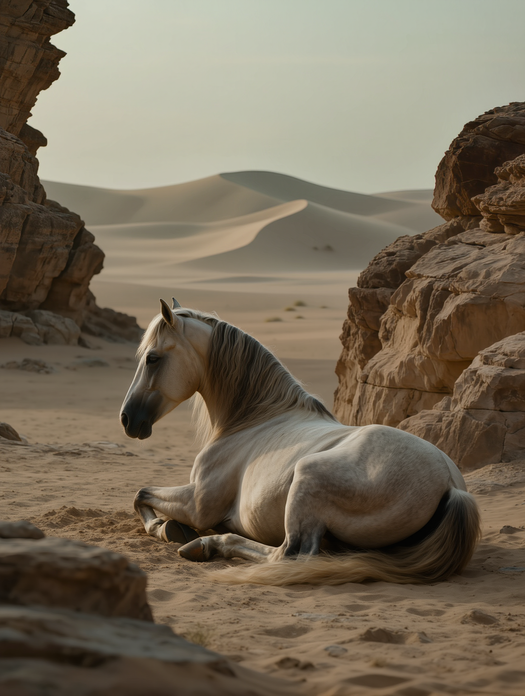 Two horses in nature for riding club website