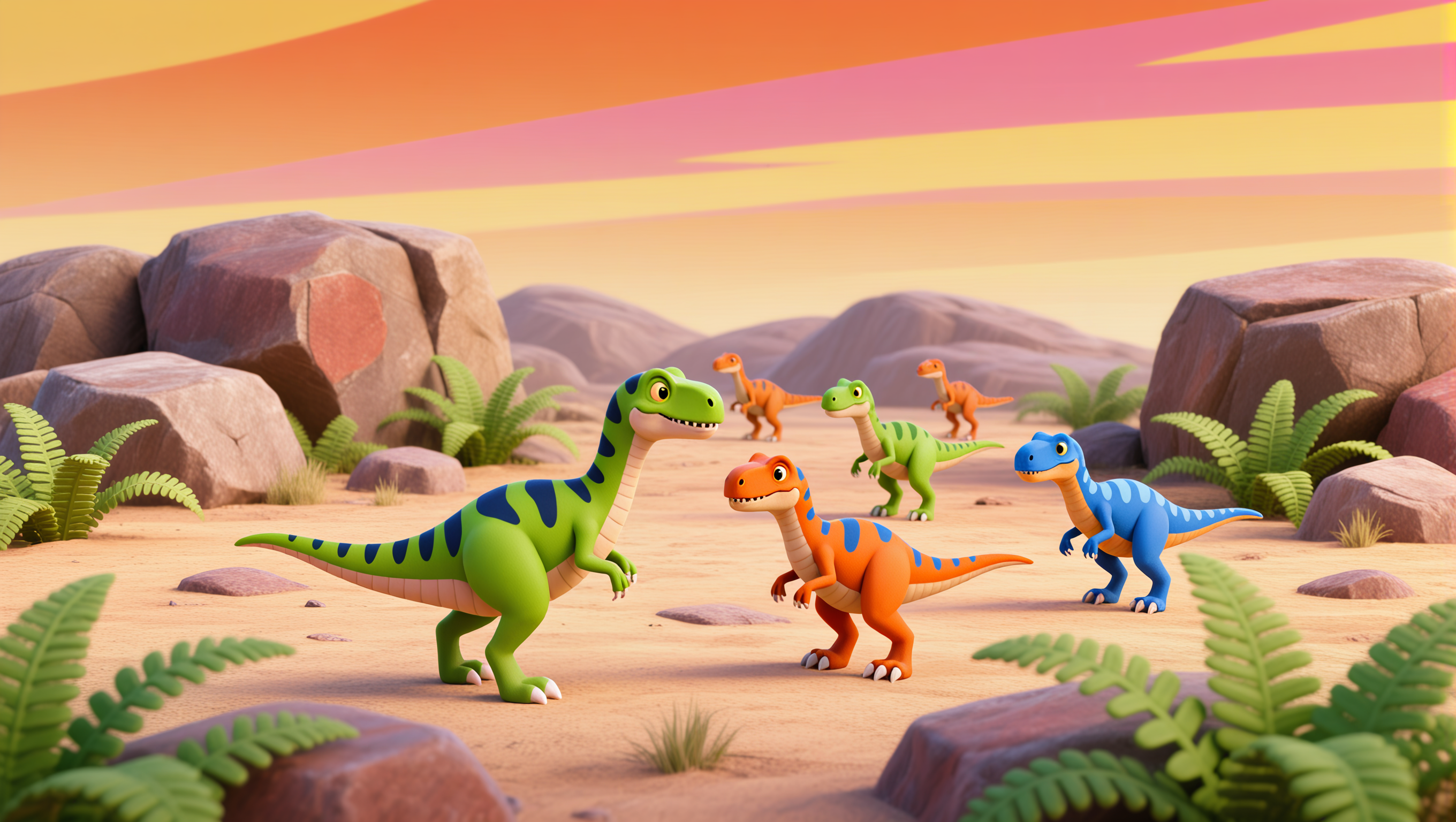 Triassic landscape